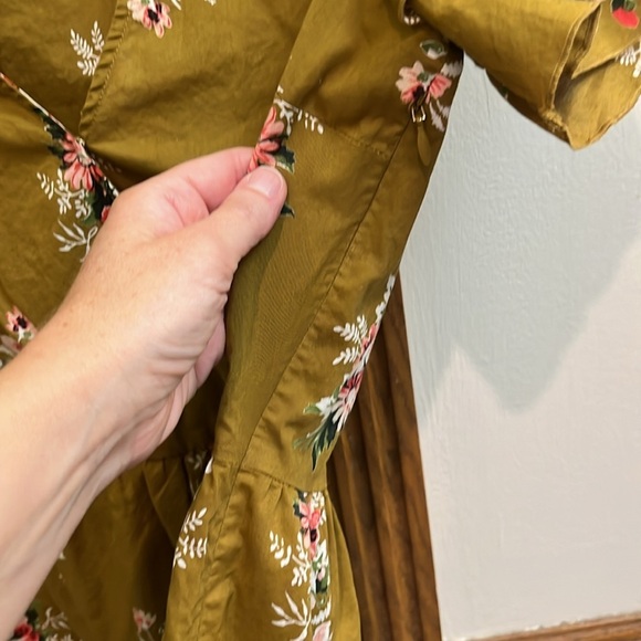 Madewell Classic Corsage Tiered Sleeve Top size 0 cottagecore boho romantic - Picture 7 of 8